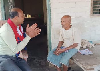 स्वतन्त्र उम्मेदवार राजेश बिद्रोही समाजमा स्वतन्त्रता कमाउदै