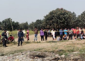 बोरामा राखेर पोखरीमा फालिएको अवस्थामा शव फेला