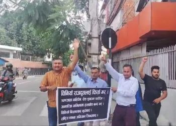 आंतरिक मामिलामा हस्तक्षेप गरेको भन्दै चीनियाँ दुतावास अगाडि प्रदर्शन, राजदुत फिर्ता गर्न माग