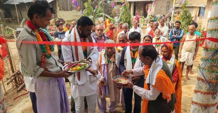 धर्म, संस्कृति र परम्पराको जगेर्ना गर्दै सिरहामा सखिया मन्दिरको उद्घाटन