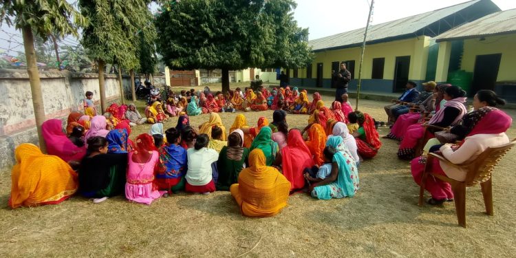 गोलबजारमा बालविवाह र लैङ्गिक हिंसा अन्त्यका लागि वडा भेला सम्पन्न