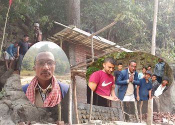 सामाजिक एकताको प्रतीक: चन्द्रघण्टा देवी मन्दिरको निर्माण सम्पन्नताकाे संघारमा