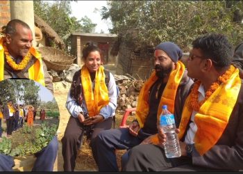 पोषण बगैंचा कार्यक्रमलाई स्थानीय सरकारद्वारा अनुगमन