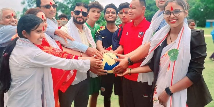 पालिका स्तरीय अन्तरविद्यालय छात्र-छात्रा भलिबल प्रतियोगिता