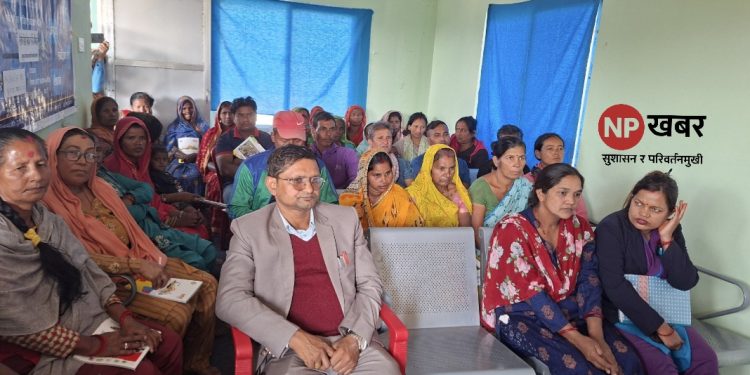 सुरुङ्गामा १६ दिने अभियानअन्तर्गत अभिभावक–बालबालिका बीच मनो–सामाजिक परामर्श