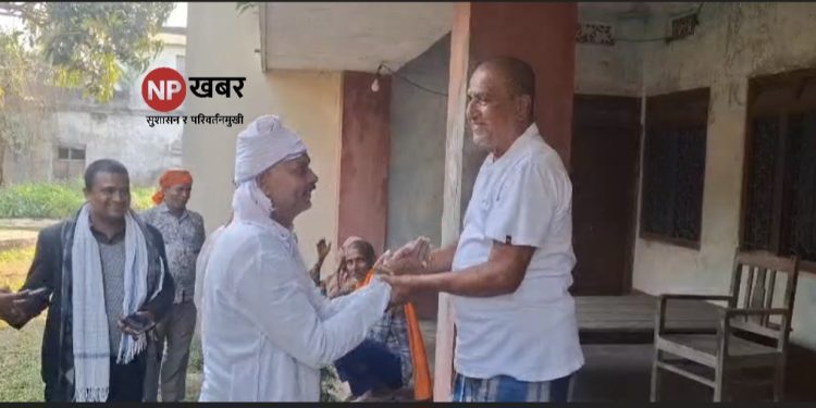 विकास र सुशासनको एजेन्डासहित रामचन्द्र यादव मतदातामाझ