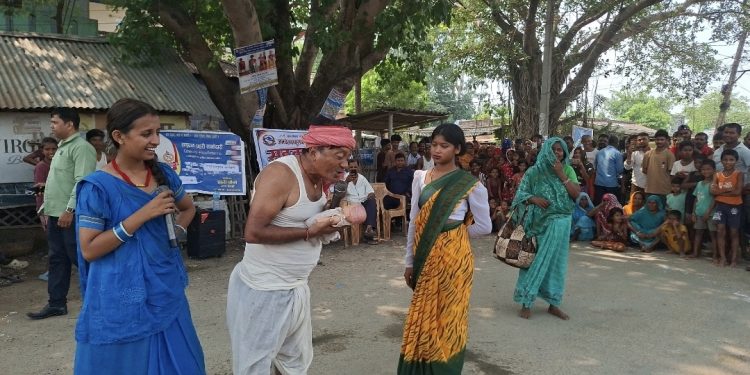 बालबिवाह र दाईजो प्रथा अन्त गर्न सडक नाटक