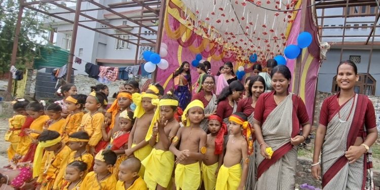संस्कृति र संस्कार सिकाउँदै माइलस्टोन एकेडेमीमा भव्य जन्माष्टमी उत्सव
