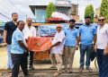 रसुवा बाढीपहिरो पीडितका लागि लहान सिटी जेसीजको राहत अभियान