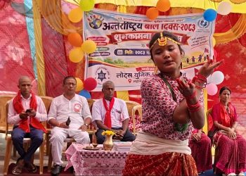लोटस युनिक एकेडेमीमा बाल दिवस, अधिकार सुनिश्चितताका लागि विद्यार्थीको आवाज