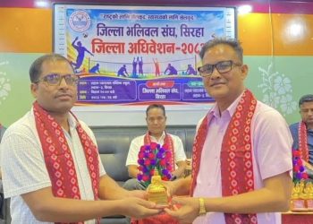 विद्यार्थीको सर्वाङ्गीण विकासका लागि खेलकुद अपरिहार्य : उमेश चौधरी