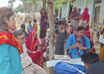 बरियारपट्टीमा बालबालिका तथा महिलाको पोषण अवस्था परीक्षण अभियान